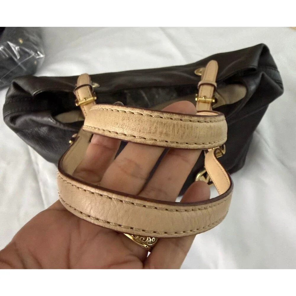 Michael Kors Brown Leather Shoulder Bag